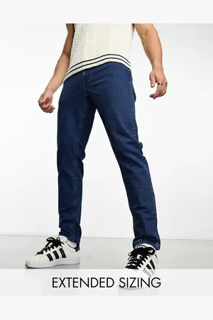 ASOS Stretch tapered jeans in retro mid wash
