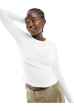 VERO MODA Fine rib long sleeved top in