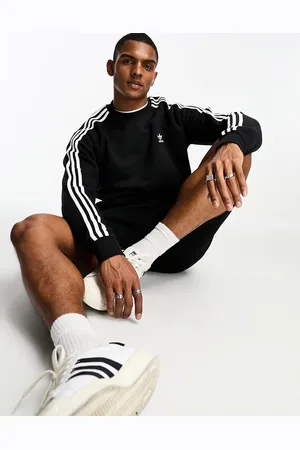 adidas Adicolor three stripe sweatshirt in