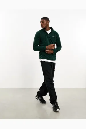 Columbia Klamath II half zip fleece in dark