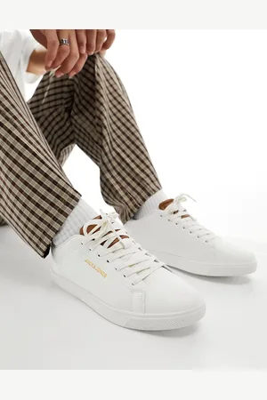 JACK & JONES Faux leather trainer in