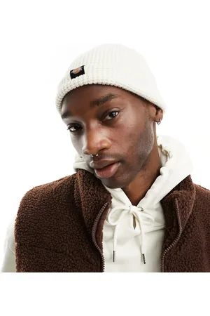 Dickies Woodworth waffle beanie in ecru