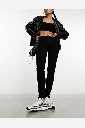 Weekday Spare mid waist skinny jeans in