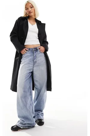 Noisy May Longline trench coat in