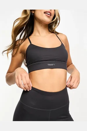 PUMA Training X Stef Fit Light Support Strappy Sports Bra in Black