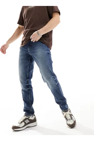 ASOS Stretch tapered jeans in dark wash