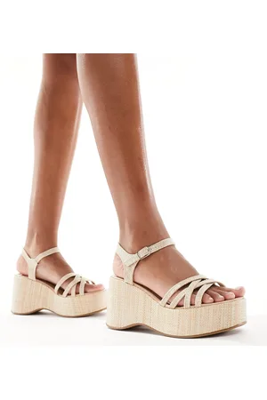 Glamorous Platform sandals in natural