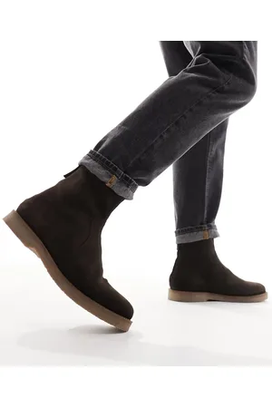ASOS Chelsea boot in suede with crepe sole