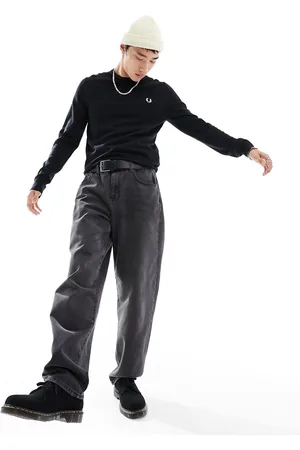 Fred Perry Classic crew neck jumper in