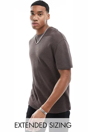 ASOS Relaxed crew neck t-shirt with texture in