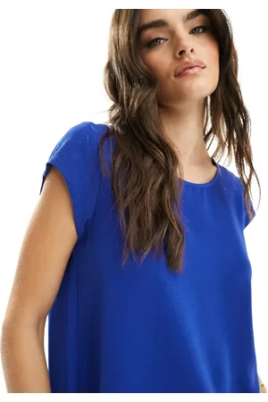 ONLY Short sleeve back zip top in