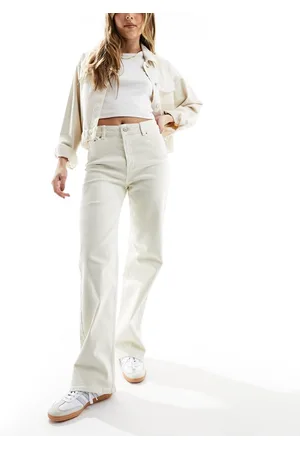JJXX Straight fit high waisted jeans in