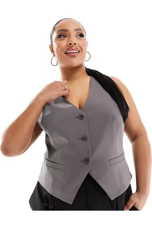 ASOS ASOS DESIGN Curve tailored waistcoat in