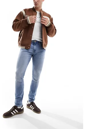 JACK & JONES Essentials Liam skinny fit jean in light wash