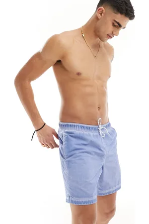 ASOS Swim shorts in mid length in light