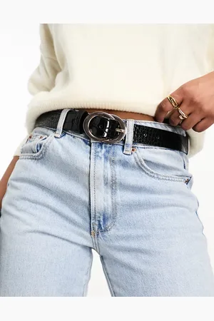 ASOS Croc double circle waist and hip belt
