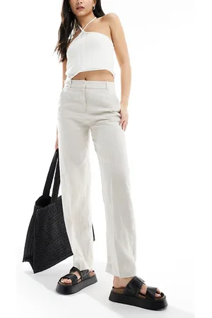 & OTHER STORIES Linen trousers beige