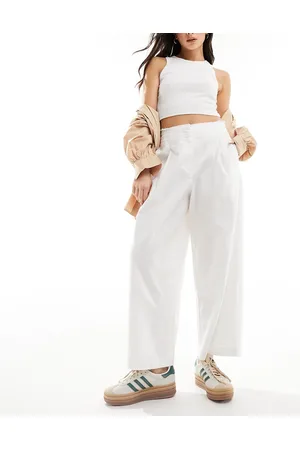 ASOS Raw edge barrel with linen in