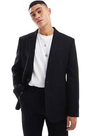 ASOS Slim fit wool mix suit jacket in twill