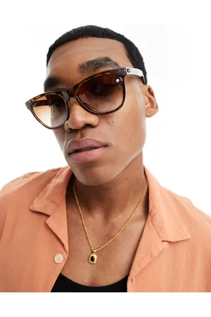 Ray-Ban Round sunglasses in tortoishell with gradient lens