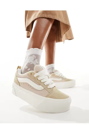 Vans Knu Stack trainers in light tan