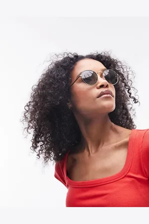 Topshop Orchid round sunglasses in