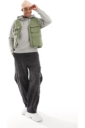 ASOS Utility gilet in khaki