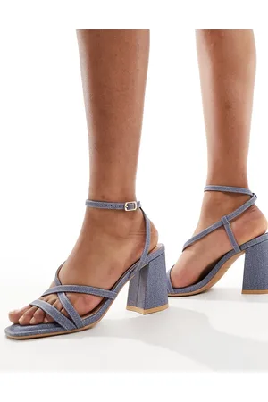 New Look Block heel multistrap sandal in