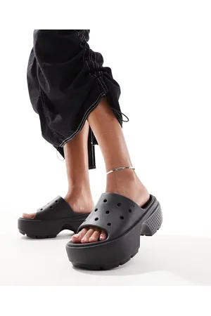 Crocs Stomp stacked sliders in