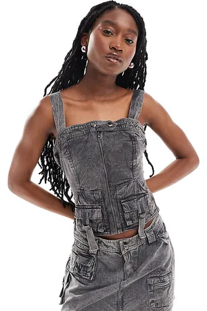 Reclaimed Denim top co-ord