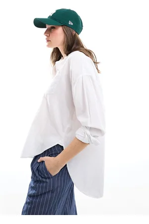 JJXX Linen blend long sleeve shirt in