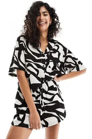 ASOS Cheesecloth casual short in print