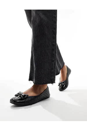 River Island Ballerina pump with bow detail in
