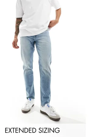 ASOS Stretch tapered jeans in light wash