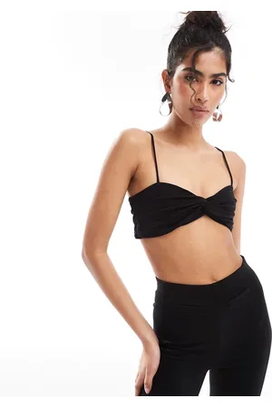 & OTHER STORIES Bralette top with twist front in