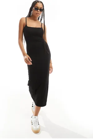 Miss Selfridge Square neck cami maxi dress in