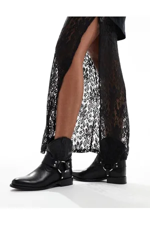 Bronx Felise harness ankle boots in leather