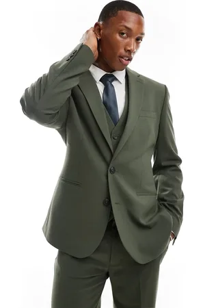 ASOS Slim suit jacket in dark