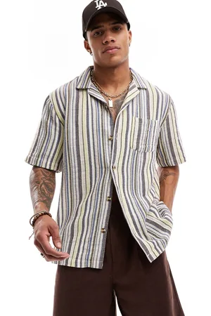 Cotton On Cotton On relaxed shirt in retro gauze stripe