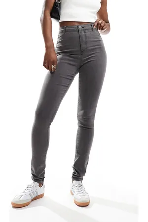 Noisy May Ella high waist skinny jeans in wash