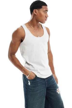 ASOS Heavyweight vest in light grey