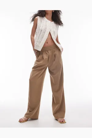 Topshop Smart jogger in beige