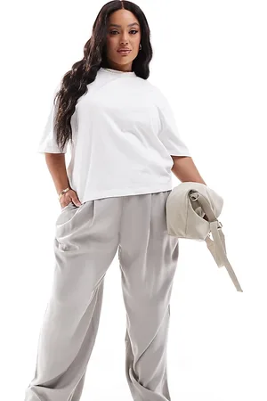 ASOS ASOS DESIGN Curve wide leg trouser in