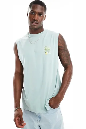 JACK & JONES Oversized drop armhole vest in light