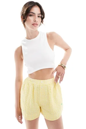 ASOS Ribbed curved under bust tank top in