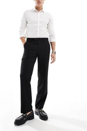 ASOS Straight tuxedo suit trouser in