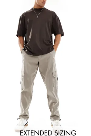 ASOS Tapered cargo trouser in beige