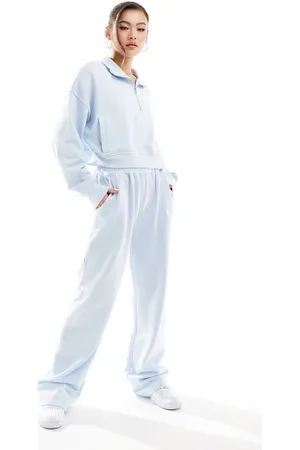 Kaiia Wide leg joggers co-ord in baby