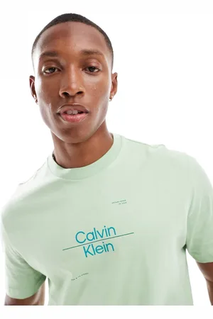 Calvin Klein Optic line logo t-shirt in