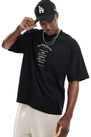 Good For Nothing Oversized t-shirt with logo script chest print in
